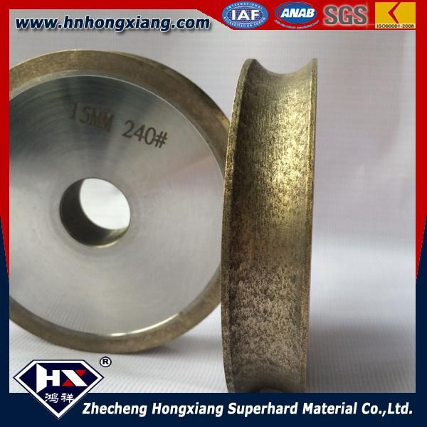 Edge Glass Diamond Grinding Polishing Wheel CNC Glass Polishing Wheels