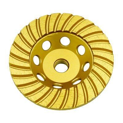 Professional 115 mm Diamond Grinding Cup Wheel for Lapping Polishing Concrete