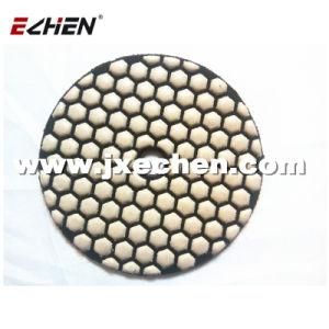 Hook and Loop Backed Diamond Dry Polishing Pad