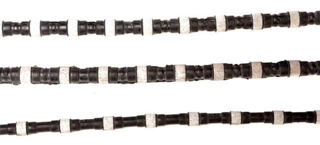 Reinforced Concrete or Steel Cutting Rubber+Spring Diamond Wire Saw