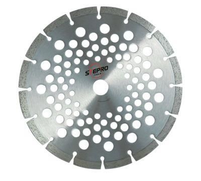 Diamond Cutting Blade, Segment Blade, with Sound Attenuation Hole 6&quot;