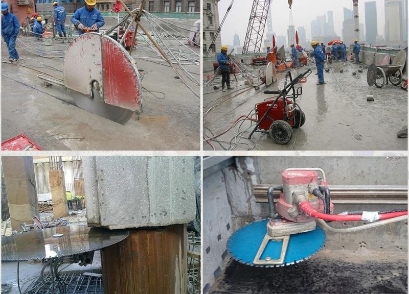 600mm Diamond Wall Saw Blade Reinforced Concrete Cutting Tools