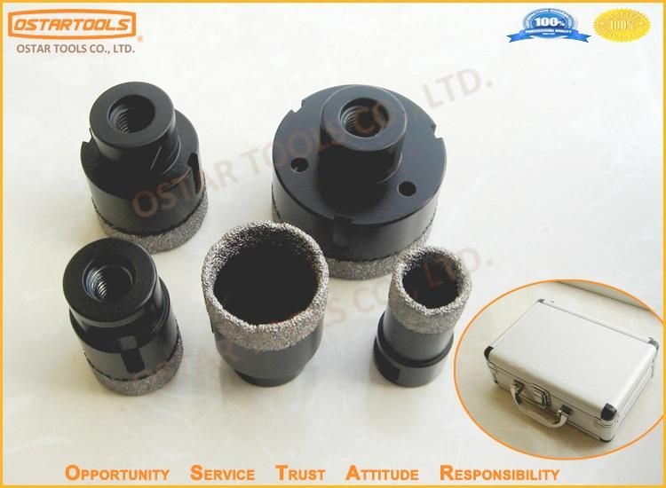 Vacuum Brazed Hollow Diamond Core Drill Bits