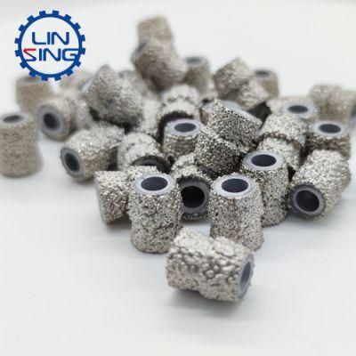 6.3 7.3mm Long Lifespan Diamond Wire Saw Beads for Granite Stone Profiling