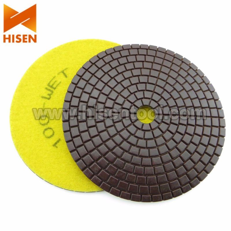 Professional 7" Diamond Wet Flexible Polishing Pads