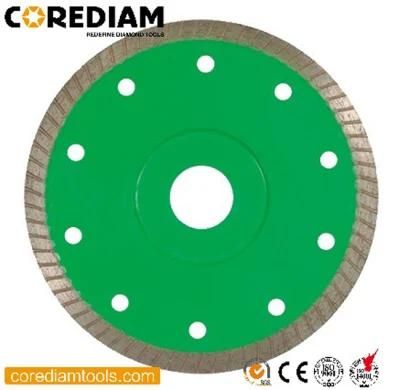 Sinter Hot-Pressed Super Diamond Thin Turbo Tile Blade/Cutting Disc