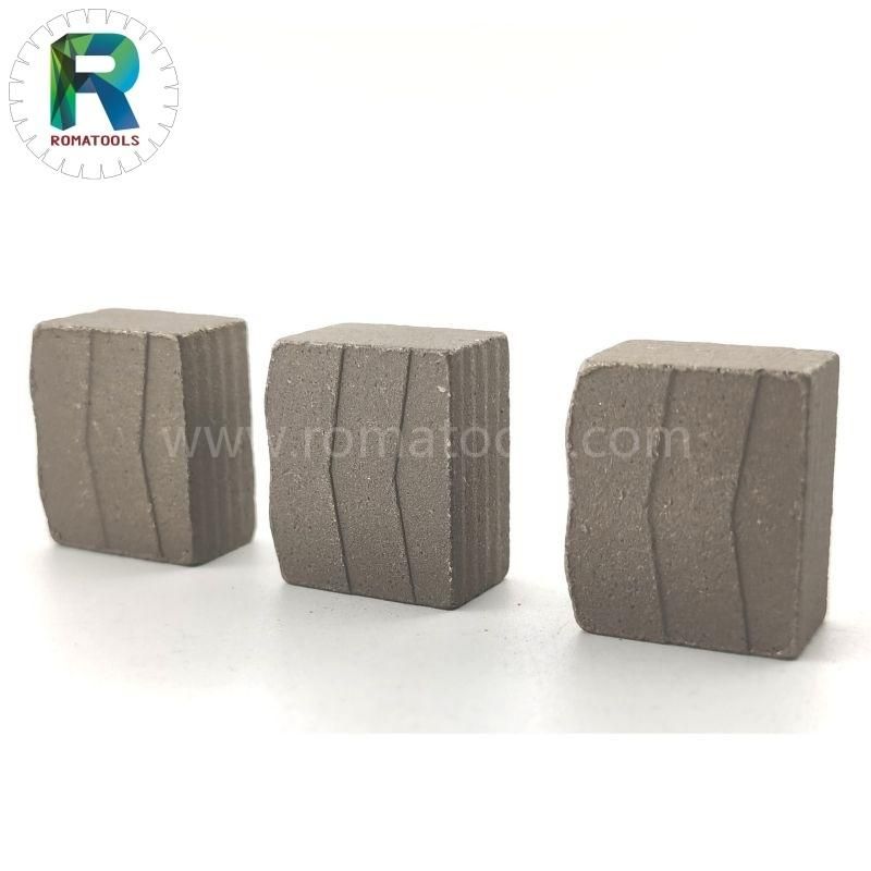 Romatools High Quality Granite Segments 24X12.5/11.5X19/20mm Smooth Cutting Long Life