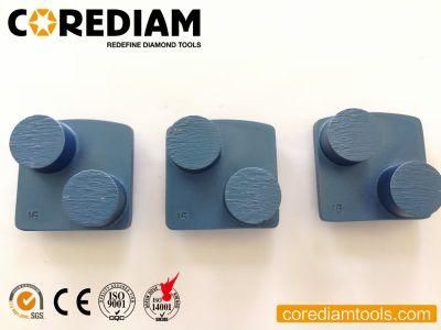 Round Grinding Segment on Redi Lock Grinding Plate/Diamond Tool