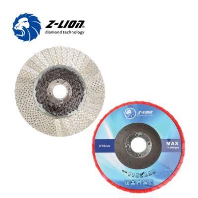 Zlion Diamond Tool Flap Sanding Wheel Polishing Disc 4in 4.5in 5in 7in