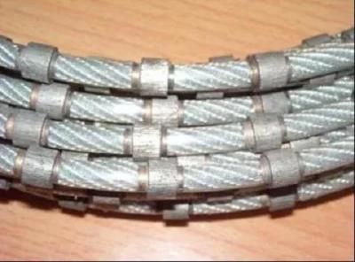 Diamond wire saw for marble and granite block squaring