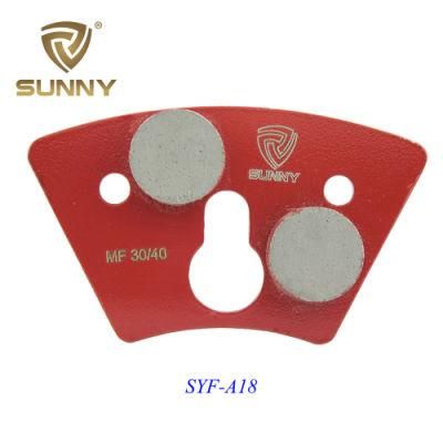 Syf-A18 Double Round Trapezoid Concrete Diamond Grinding Disc