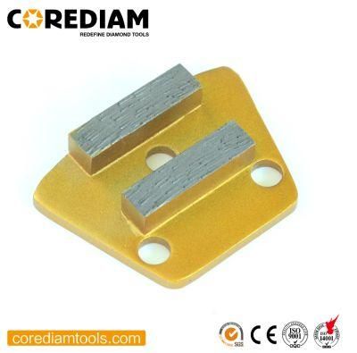 6#-200# Rectangle Diamond Grinding Plate for Concrete Floor