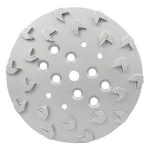 Arrow Segment 250mm Diamond Floor Grinding Head/Plate for Edco, Blastrac, Mk, Husqvana Grinders