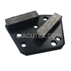 Very Hard Bond Trapezoid Grinding Diamond Plates for Blastrac Grinder