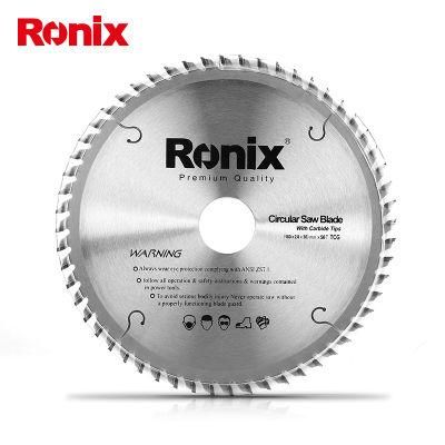 Ronix Hot Selling Model Rh-5102~17 Circular Cutting Saw Tct Saw Blade for Wood and Metal