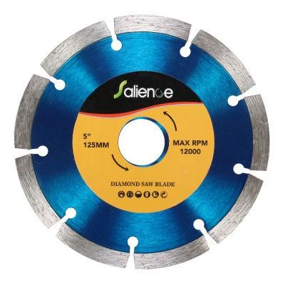 125mm Segmented Circular Diamond Saw Blade Dry Cutting Disc for Marble Cutting