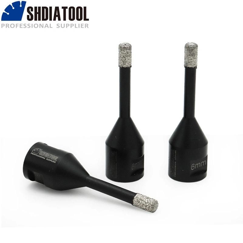 Vacuum Brazed Diamond Drilling Core Bits With10mm Diamond Height
