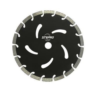 Diamond Segment Cutting Blade, with Sound Attenuation Hole 16&quot;