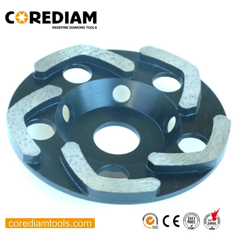 105mm-180mm Brazed Diamond Cup Wheel with F Segment for Concrete and Masonry Materials/Diamond Grinding Cup Wheel/Tooling