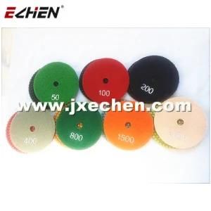 100mm Diamond Resin Abrasive Wet Polishing Pad