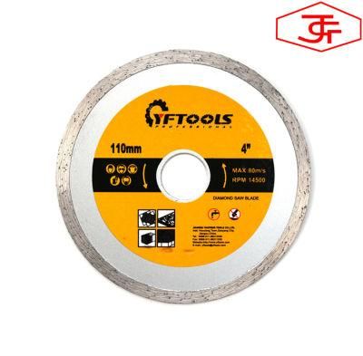 4 Inch Continuous Diamond Saw Blade for Concrete