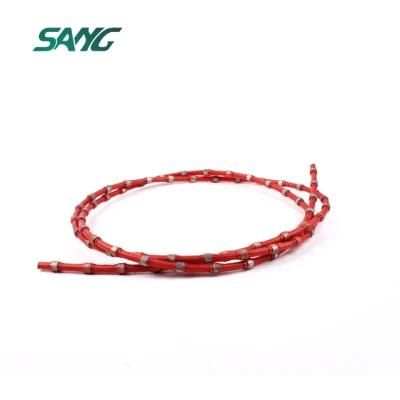 Supply Professional Granite Diamond Rope Saw Diamond Wire Saw