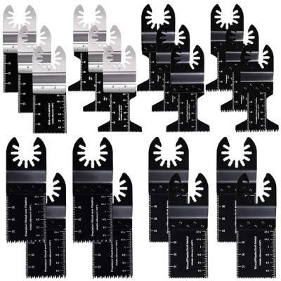 20 PCS Quick Release Oscillating Multi Blade Oscillating Multi Tool Saw Blade for Metal Wood Plastics