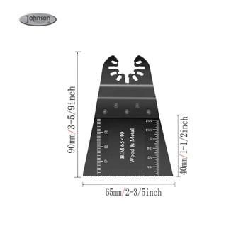 Strongest 65*40mm Quick Release Bim Multi-Tool Blade for Wood and Metal with Plastic Box