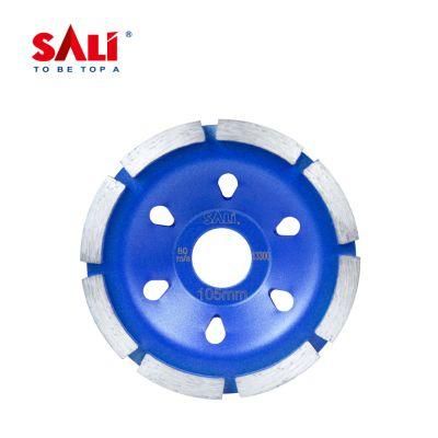 Sali Manufacture Single Row Sintered Diamond Grinding Cup Wheel