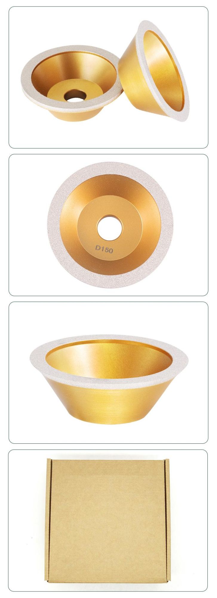 Reasonable Price Diamond Grinding Wheels Brazed Diamond Grinding Wheel