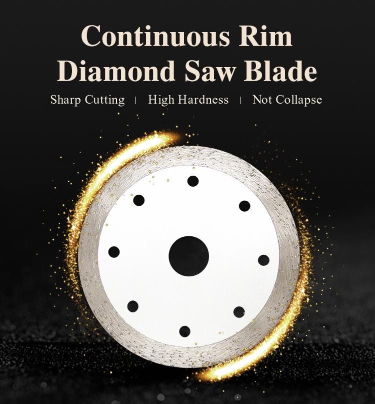 Continuous Rim Diamond Saw Blade Diamond Cutting Blade for Stone