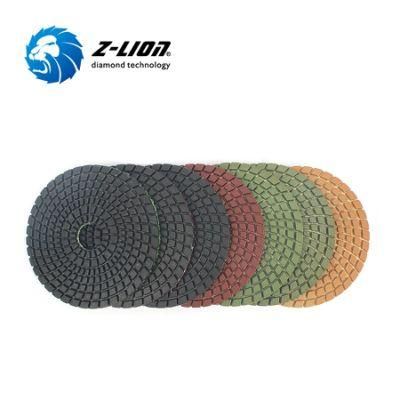 Quality Diamond Resin Bond Wet Flexible Polishing Pad for Stone Restoration