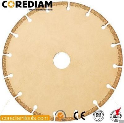 Vacuum Brazed Diamond Saw Blade for Granite and Marble/Diamond Tool/Cutting Disc