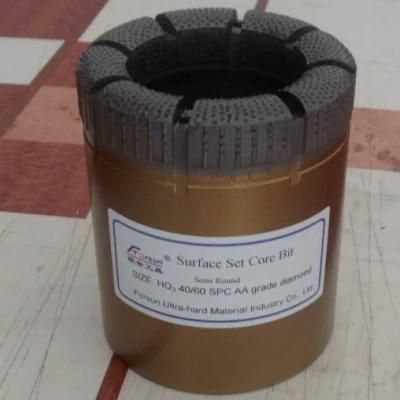 Surface Set Diamond Core Drill Bit Hq3