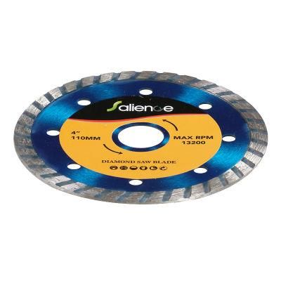 110mm Turbo Diamond PCD Saw Blade Continuous Rim Cutting Blade for Brick Ceramic Marble