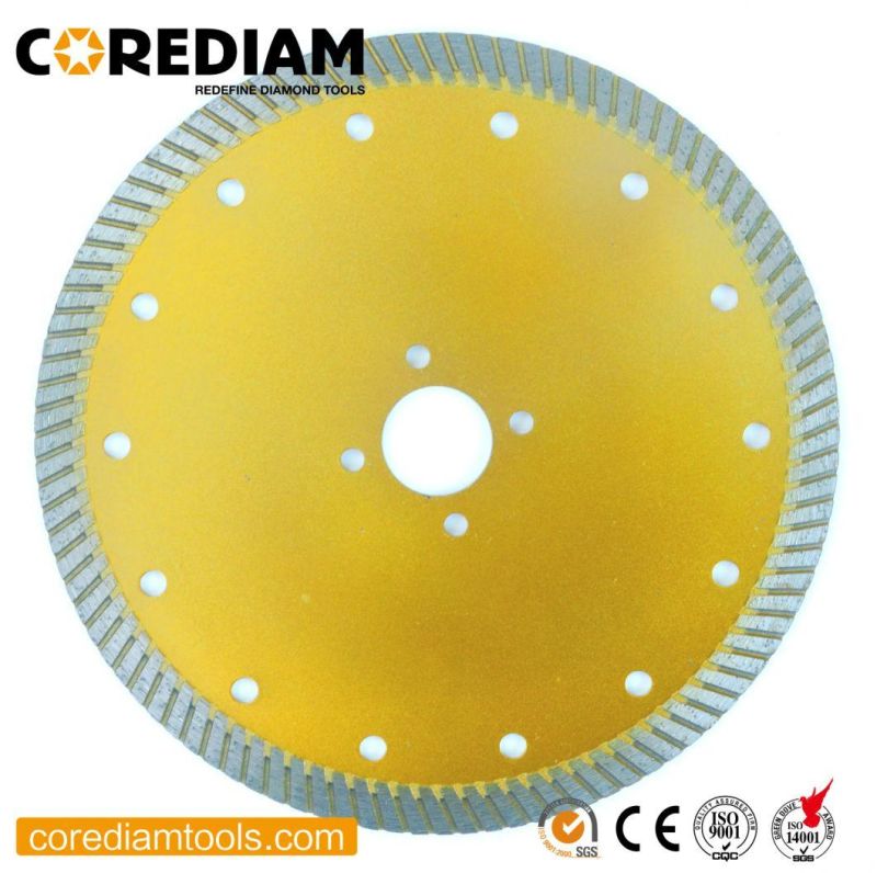 Sinter Hot-Pressed Stone Turbo Saw Blade in 230mm for Stone and Marble Cutting