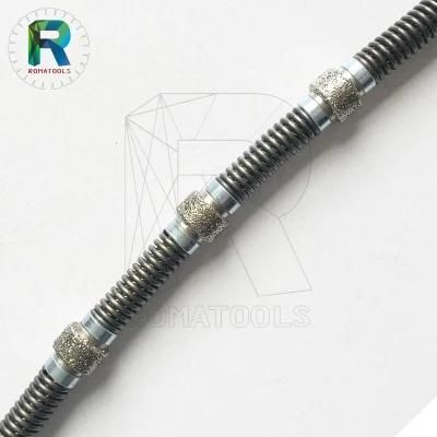 Romatools Electroplated Spring Type Diamond Wire for Marble Cutting