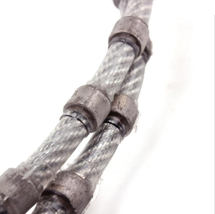 Diameter 11mm Spring Rubber Diamond Wire Saw for Concrete