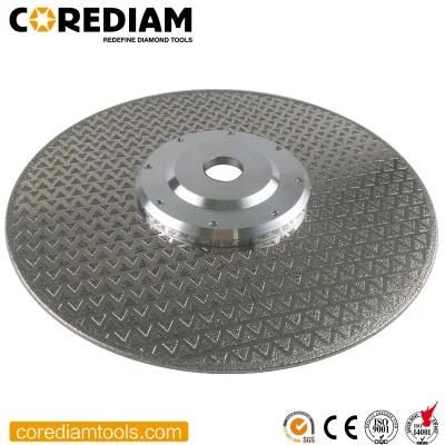 Two Sides Starred Diamond Electroplated Granite Marble Cutting Blade with Super Quality