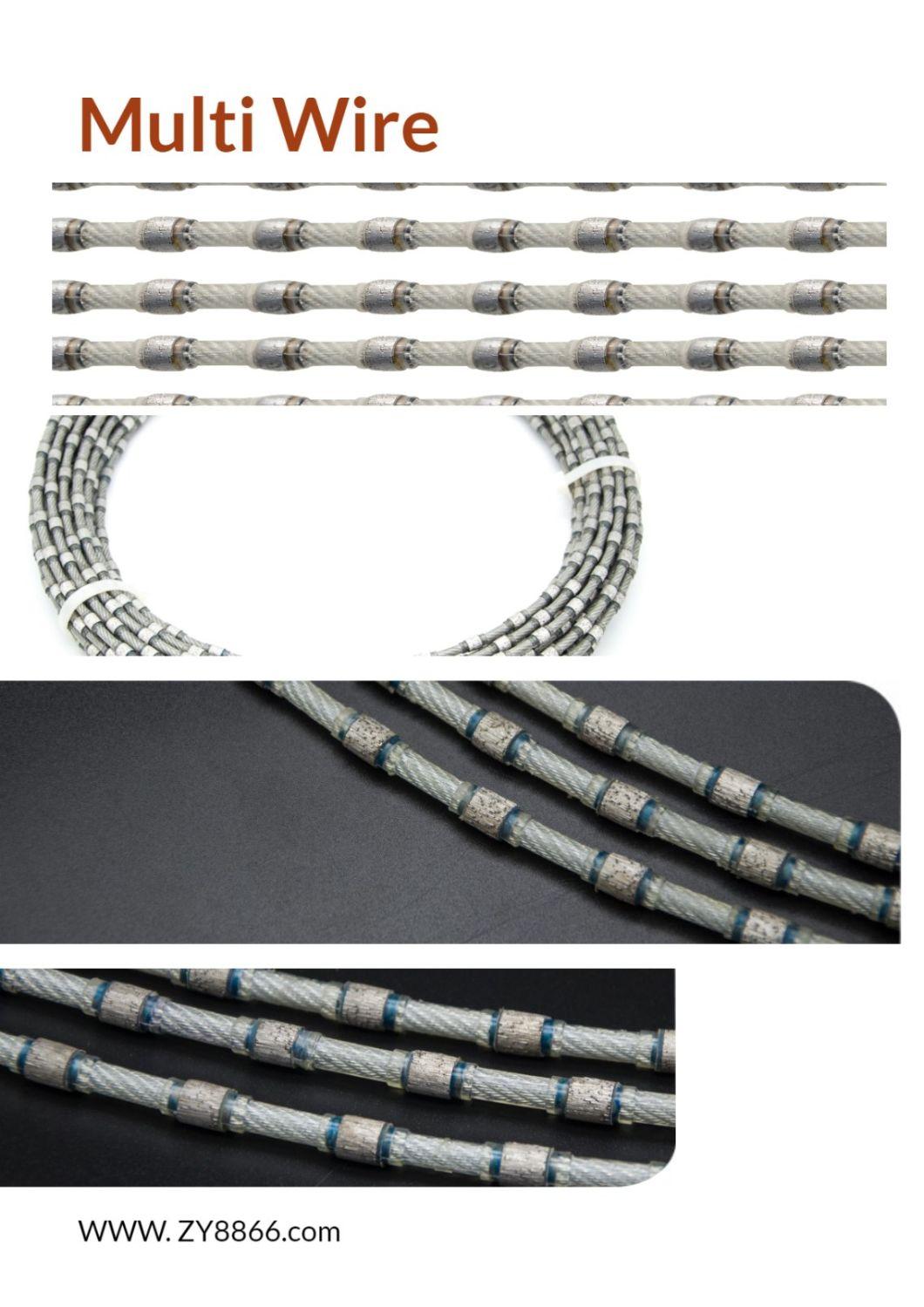 Diamond Multi-Wire Saw for Stone Processing 6.5mm 7.3mm