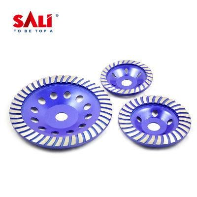 Sali Manufacture Sintered Diamond Turbo Cup Grinding Cup Wheel