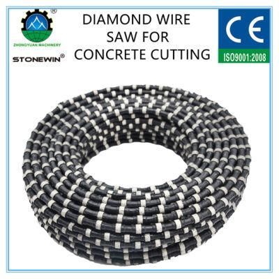 10.5mm Diamond Wire Saw for Cutting Reinforced Concrete Construction