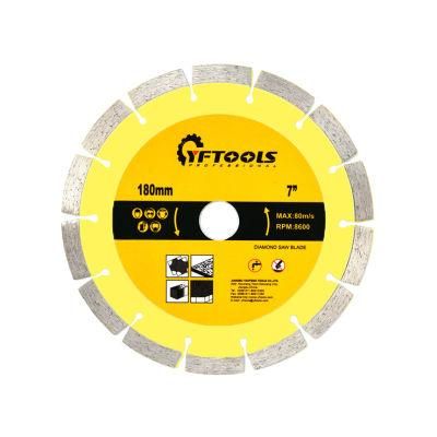 7 Inch 180 mm Hot Pressed Diamond Saw Blade for Cutting Granite Concrete Marble