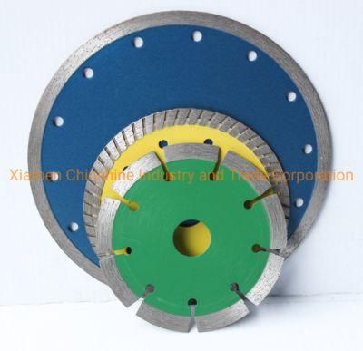 Segmented Turbo Diamond Cutting Disc for Masonry Stone Granite Marble Ceramic Concrete