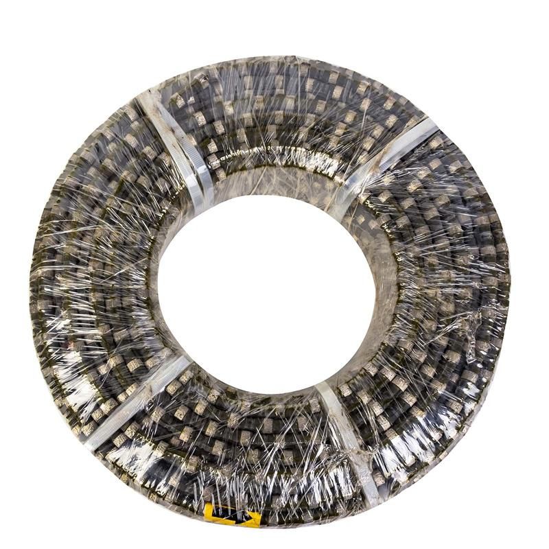 10.5mm Diameter Sintered Beads Reinforced Cast Iron Diamond Cable Saw