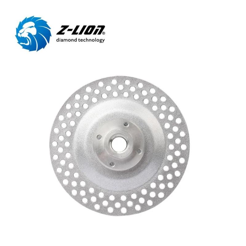 5" Diamond Vacuum Brazed Cup Wheel for Wet Dry Grinding Cutting