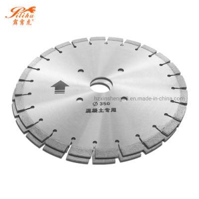 350*25.4mm Segmented Diamond Saw Blade for Cutting Reinforced Concrete
