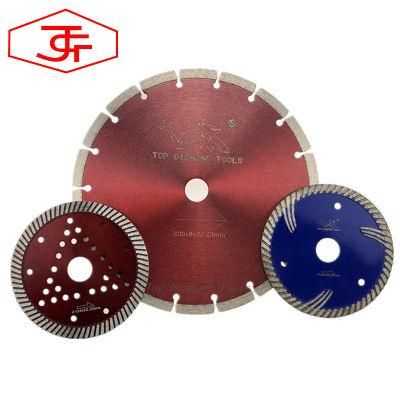 7inch Gu Turbo Cutting Diamond Saw Blade with Protection Teeth