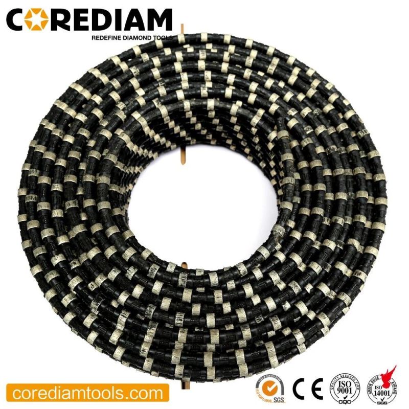 All Size Rubber Fixing Reinforced Concrete Diamond Wire Saw in Your Request/Diamond Tool/Diamond Wire Saw