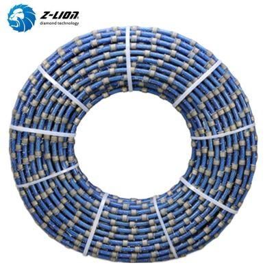 Plastic 8.3mm/9mm Travertine Block Profiling Diamond Wire Cutting Rope Saw
